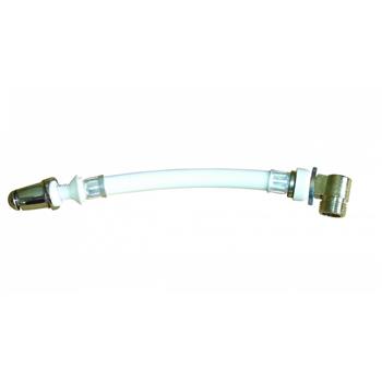 ASMA KLOZET TAHARET ÇUBUK KROM UÇ DİRSEKLİ 9 CM  